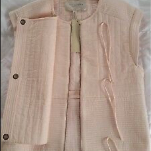 Rare BCBG RUNWAY “Christoff” vest In Light Pink - Picture 5 of 9